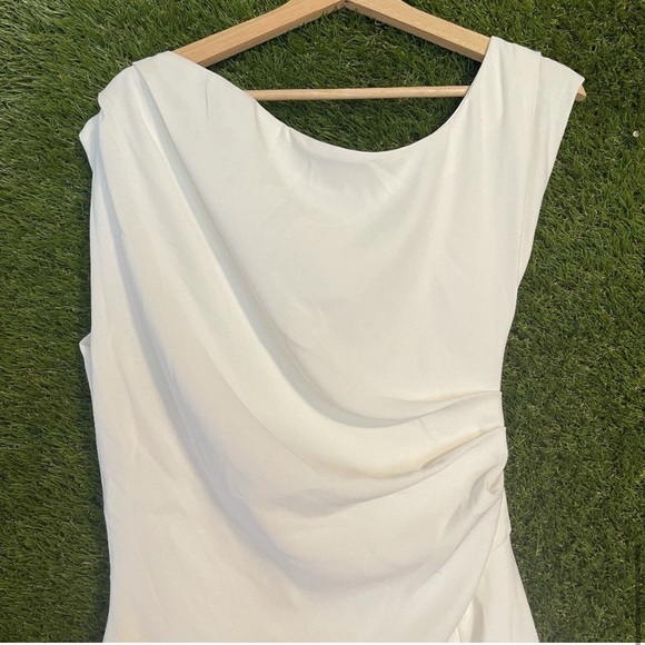 ELLIATT Pallas One-Shoulder Cocktail Dress in Ivory Size Small - Picture 7 of 10